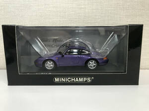 【１円スタート】1/43 ミニチャンプス ポルシェ 911 カレラ 1993 Purplemetallic Porsche 911 Carrera 1993 MINICHAMPS ZG