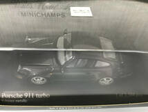 【１円スタート】1/43 ミニチャンプス ポルシェ 911 ターボ 1990 Blackmetallic Porsche 911 turbo 1990 MINICHAMPS 430 069109 ZG_画像5