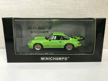 1/43 ミニチャンプス ポルシェ 911 カレラ RS3.0 1974 Porsche 911 Carrera RS3.0 1974 Green 400 063121 MINICHAMPS ZG_画像1