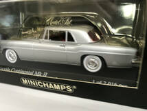【１円スタート】1/43 ミニチャンプス リンカーンコンチネンタル Mk-２ Lincoln Continental Mk.2 silver 1956 MINICHAMPS ZG_画像3