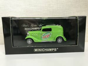 【１円スタート】1/43 ミニチャンプス アメリカン ホット・ロッド American Hot Rod green Maountain Dew 400 142261 MINICHAMPS ZG