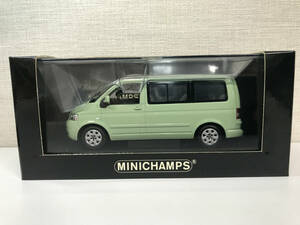 [1 иен старт ]1/43 Minichamps Volkswagen T5 мульти- van 2003 VW T5 Multivan 2003 Green 400 052201 MINICHAMPS ZH