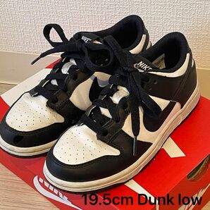 Nike PS Dunk Low White Black パンダ　19.5cm