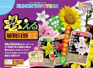 くもん出版 考える植物分類カードゲーム KUMON TOY STEM 知育玩具 科学 STEM教育 TS-40