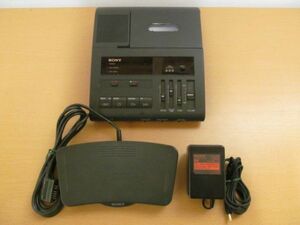 (57281)SONY　ソニー　ディクテーター　トランスクライバー　BI-85　テープレコーダー　口述録音機　カセット　録音機器　USED