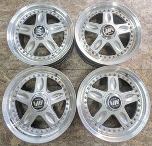 【希少！】RAYS ボルクレーシング GRC グループC 15 Inch 6.5J＋37 PCD100 5穴 5H 絶版 当時物 86 BRZ Impreza Legacy Celica