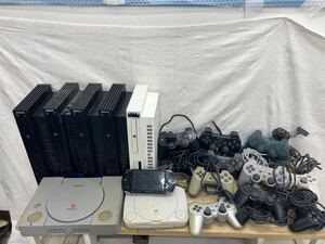 SONY PSP プレステ PS one プレイステーション2 SCPH-55000 GT SCPH-50000 SCPH-2500 SCPH-100等 コントローラー 大量 まとめ ゲーム機 