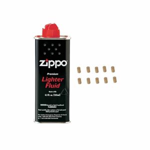 新品未使用　ZIPPO ジッポ オイル 小缶 133ml フリント（着火石）１0ピースおまけ