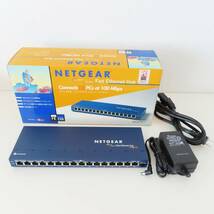 M05 通電確認済 NETGEAR FS116 スイッチングハブ 16ポート 100Mbps L2SW_画像10