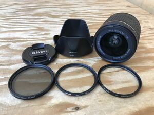 mC 60 AP-F NIKKOR 18-55mm 1:3.5-5.6G ニコン Nikon DX VR レンズ フィルター レンズフード セット ※動作未確認、ジャンク扱い、現状品