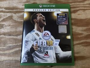m ネコポスC FIFA18 XBOXONE ソフト フィファ18 RONALDO EDITION ロナウドエディション ※動作未確認、コード期限切れ、ケースに難あり