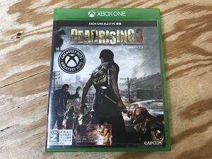 m ネコポスC デッドライジング3 XBOXONE ソフト DEAD RISING3 ※コード使えません、動作未確認、ケースに傷み有り