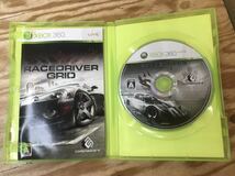 m ネコポスF RACE DRIVER GRID レースドライバーグリッド XBOX360 ソフト 2点 セット ※動作未確認、コード使えません、ケースにいたみあり_画像4