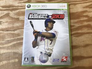 m ネコポスE メジャーリーグベースボール 2K8 XBOX360 ソフト MAJOR LEAGUE BASEBALL ※小さな傷あり、動作未確認、ケースに傷み有り