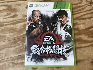 m ネコポスE 総合格闘技 EA SPORT XBOX360 ソフト ※小さなキズあり、動作未確認、ケースに傷や汚れなどの傷みあり