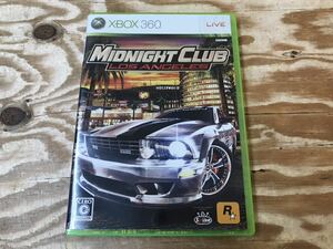 m ネコポスG ミッドナイトクラブ・ロサンゼルス ② MIDNIGHT CLUB LOSANGELES XBOX360 ソフト ※動作未確認、ケースに傷みあり