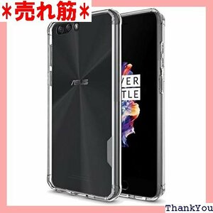 FINON Zenfone4 ZE554KL ケース ド ケース 指紋認証可能モデル 耐衝撃 シンプル クリア 130