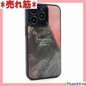 kibaco キバコ iPhone 13 Pro 用 木 ウッド 木目調 軽量 TROPICAL LEAVES 903