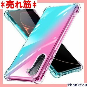 OPPO Reno3 a ケース 耐衝撃 クリア TP 保護 カバー ピンク+ 緑 N331-Reno3a-03 1092