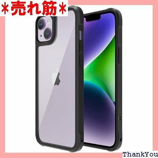 ABSOLUTE・LINKASE AIR/ゴリラガラス Phoneケース ブラック iPhone 14 Plus 1160