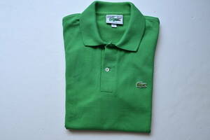 LACOSTE　ラコステ オーガニックコットンポロシャツ　L1221AL　グリーン　3