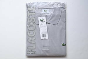 LACOSTE　ラコステ 日本製ポロシャツ　L1212　グレー　4