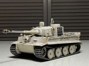 タミヤ ドイツ重戦車 タイガーI 初期 生産型 1/35冬季迷彩　完成品