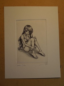 Art hand Auction ★ Kyumoe Gravure sur cuivre Papier-monnaie sur cuivre Vieux billet de banque Yen japonais Illustration dessinée à la main Art mignon Impression Peinture, Des bandes dessinées, Produits d'anime, Illustration dessinée à la main