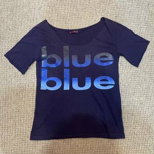 ハリウッドランチマーケット　blueblue ブルーブルー リメイク　Tシャツ　カットソー