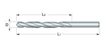 GAVAN 直径 9.7mm HSS ストレートシャンク ドリルビット 1本入_画像2