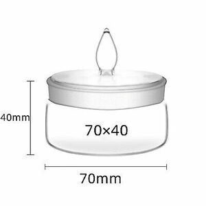 70 x 40mm glass made cover attaching washing bin alcohol Ben Gin cup vessel 