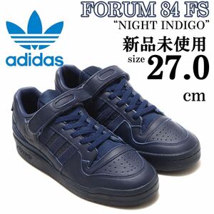 1 jpy ~ new goods 27cm forum low Adidas Originals adidas originals FORUM 84 LOW FS original leather sneakers navy shoes shoes 