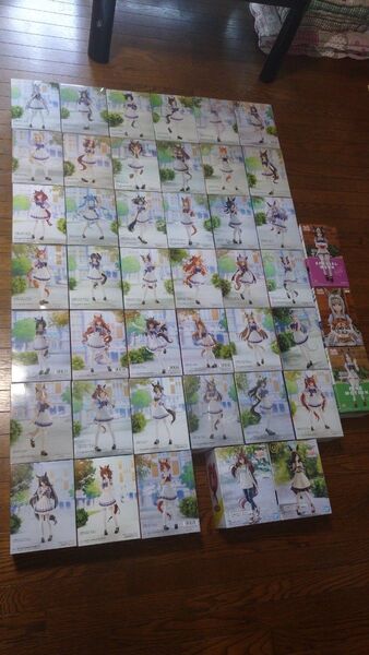 ウマ娘 フィギュア、39種類 & 私服2種類 & ヌードルストッパー 3種類。全44種類。全品、未開封のまま発送。