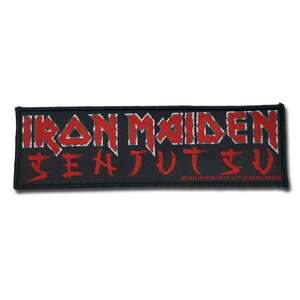 Iron Maiden パッチ／ワッペン アイアン・メイデン Senjutsu Logo Strip