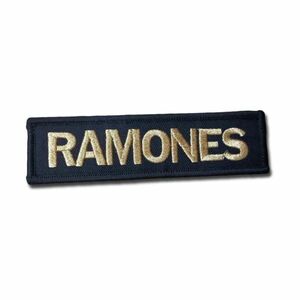Ramones アイロンパッチ／ワッペン ラモーンズ Gold Logo