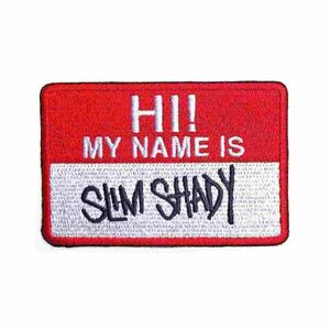 Eminem アイロンパッチ／ワッペン エミネム Slim Shady Name