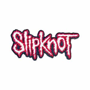 Slipknot アイロンパッチ／ワッペン スリップノット Cut Out Logo Red