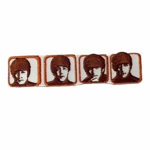 The Beatles アイロンパッチ／ワッペン ザ・ビートルズ Heads