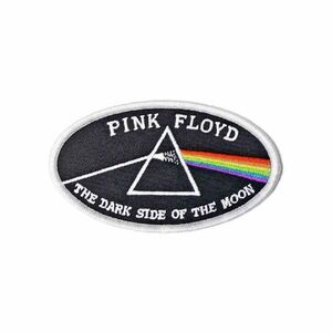 Pink Floyd アイロンパッチ／ワッペン ピンク・フロイド DSOTM Oval