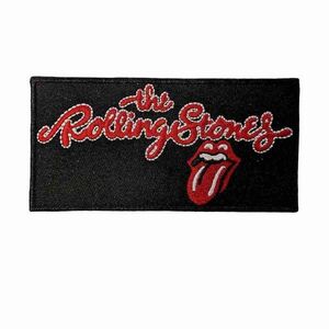 The Rolling Stones アイロンパッチ／ワッペン ザ・ローリング・ストーンズ Script Logo