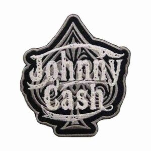 Johnny Cash アイロンパッチ／ワッペン ジョニー・キャッシュ Spade