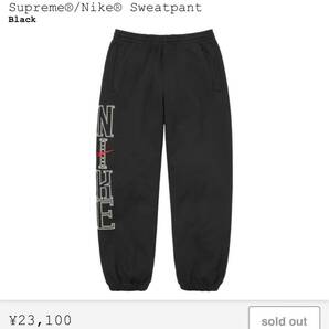 ☆Supreme nike Sweatpant 黒 Mサイズ シュプリーム ナイキ パーカー スウェットパンツ アウター boxlogo 新品 送料込 