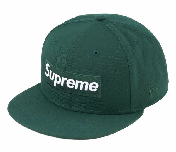 ★Supreme New Era Sharpie Box Logo 7 3/4 61.5cm Dark Green CAP キャップ 帽子 シュプリーム ニューエラ 新品 送料込