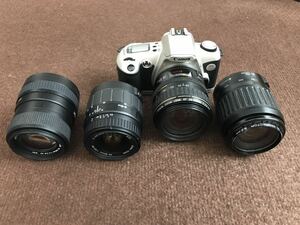 Canon EOS kissのカメラ　CanonとSIGUMAのレンズ　　カメラとレンズ５点セット