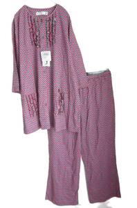 * new goods [ size *3L] Wacoal pyjamas mata Noah tsuko summer thing pyjamas large size click post 2 sending 370 jpy cat pattern 