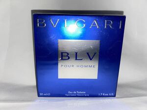 未開封　ブルガリ　ＢＶＬＧＡＲＩ　ブルー　プールオム　オードトワレ　ナチュラルスプレー　５０ｍｌ