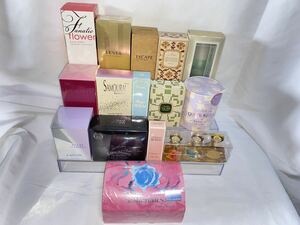  unopened equipped Shiseido, Calvin Klein, Samurai, Lanvin, Angel Heart, Jeanne Arthes,ro car s, other in box perfume 15 point set 