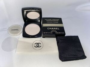  unused Chanel CHANEL POUDRE PRESSEE TRANSPARENTE Press do powder 4.3g beige nachureru