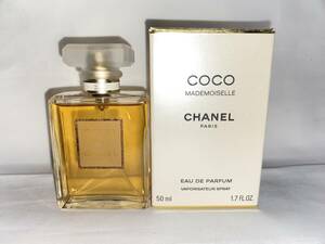 残量多　シャネル　ＣＨＡＮＥＬ　ココ　マドモアゼル　オードゥパルファム　ヴァポリザター　５０ｍｌ　