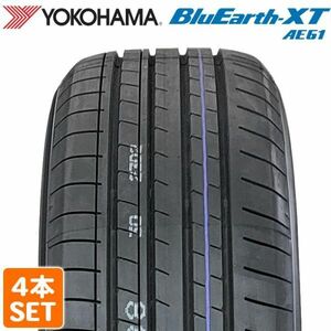 【即決 在庫有 2023年製】 送料無料 YOKOHAMA 235/55R20 102V BluEarth-XT AE61C ノーマルタイヤ 夏タイヤ 4本セット B3